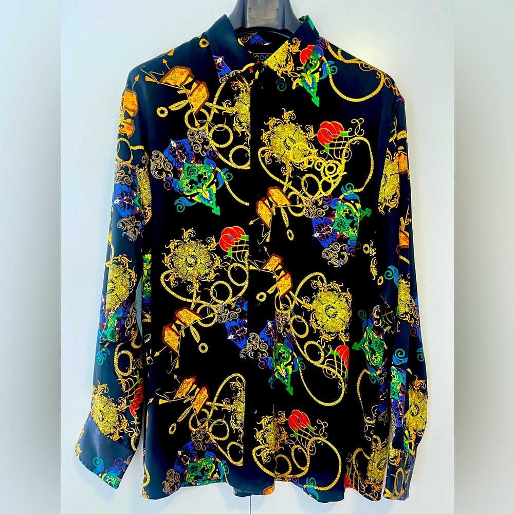 Coogi men’s silk vintage shirt